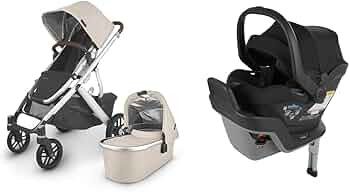 UPPAbaby Vista V2 Stroller Convertible Single-to-Double System Bassinet & Mesa Max Infant Car Sea... | Amazon (US)