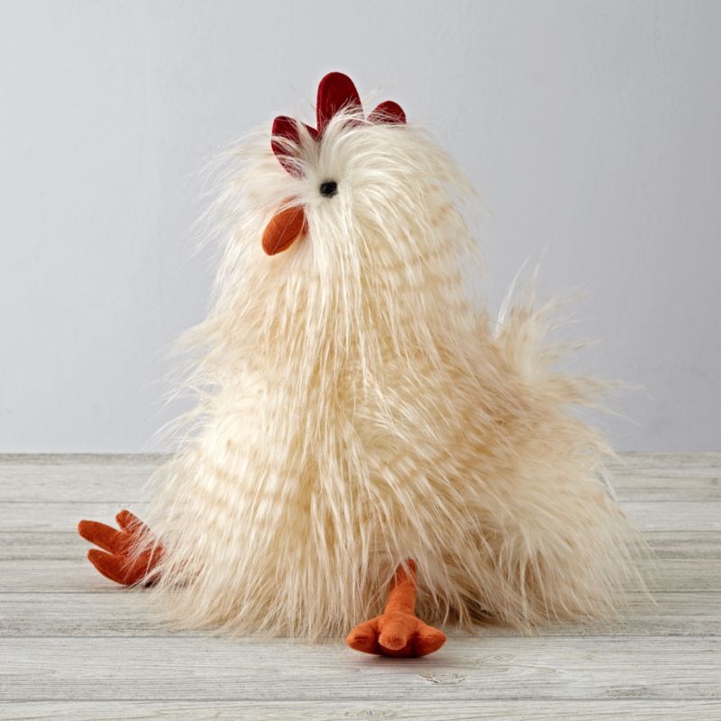 Jellycat Chicken Stuffed Animal + Reviews | Crate and Barrel | Crate & Barrel