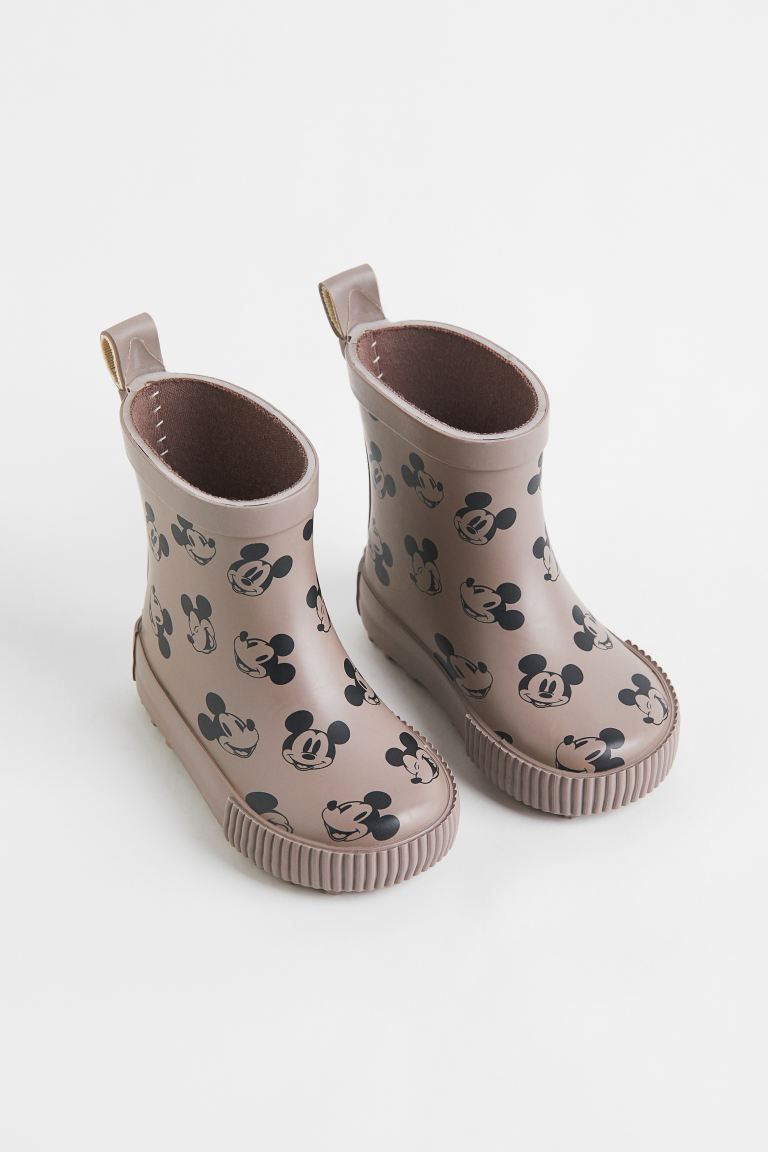 New ArrivalRubber boots with a printed motif. Loop at back to get boots on and off with ease. Fab... | H&M (US)