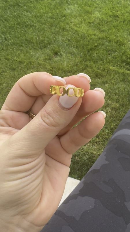 Custom chain ring I saw Krista Horton purchased!!! 

Gold ring , chain ring, custom ring, personalized ring, stackable ring

#LTKitbag #LTKstyletip #LTKSeasonal
