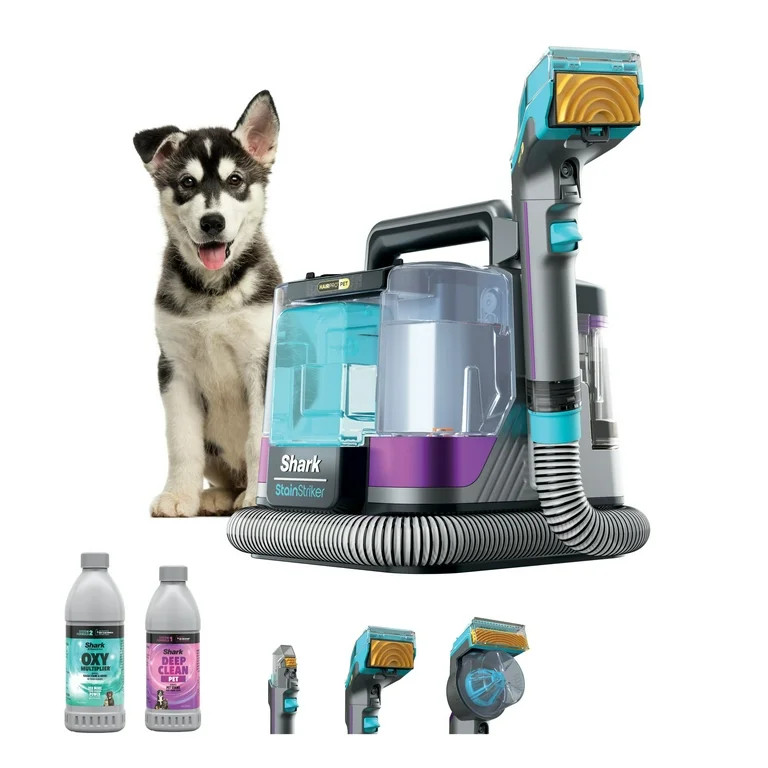Shark StainStriker HairPro Carpet and Upholstery Cleaner, Portable with 3 Tools, 6oz Deep Clean P... | Walmart (US)