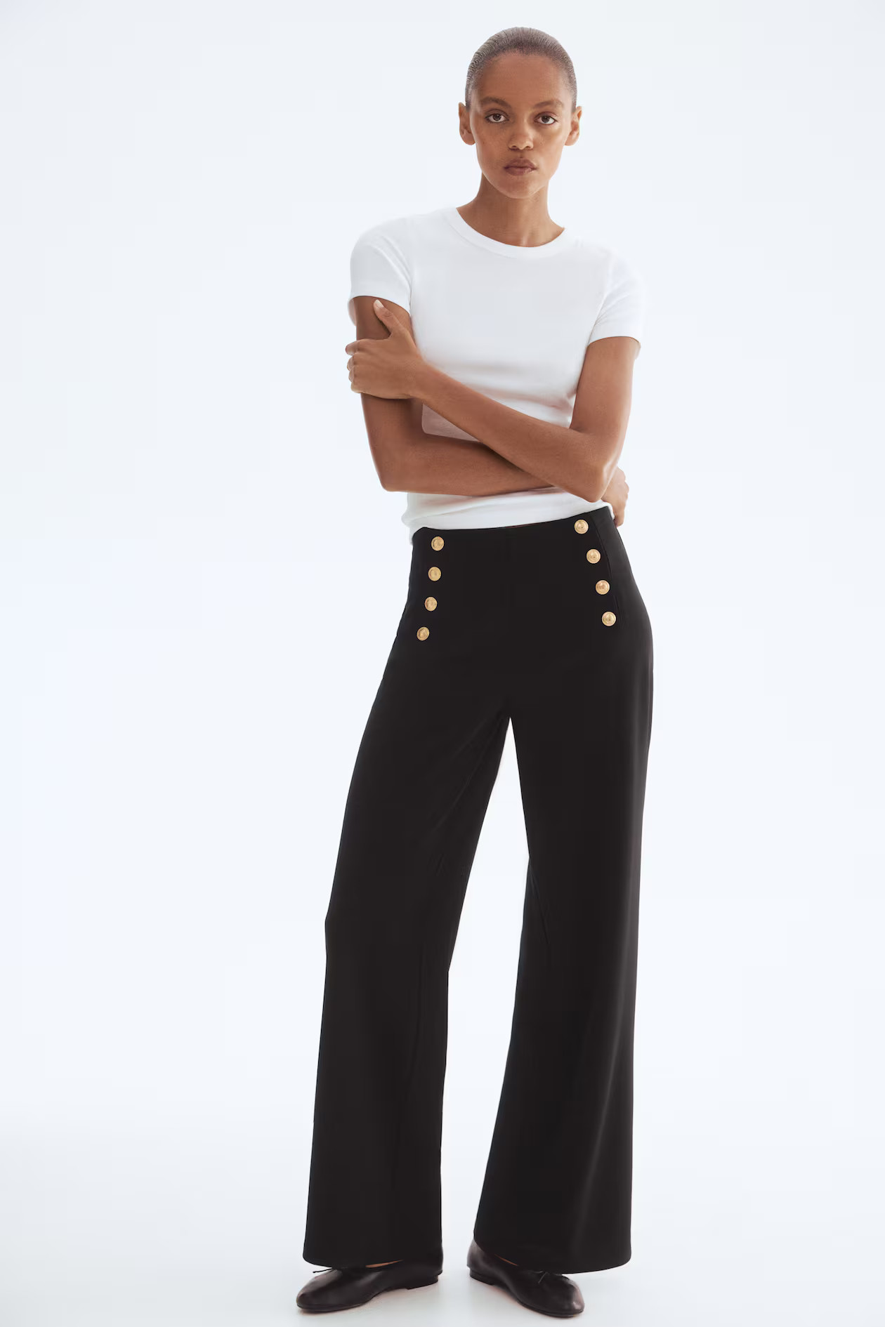 Button-front Pants | H&M (US + CA)