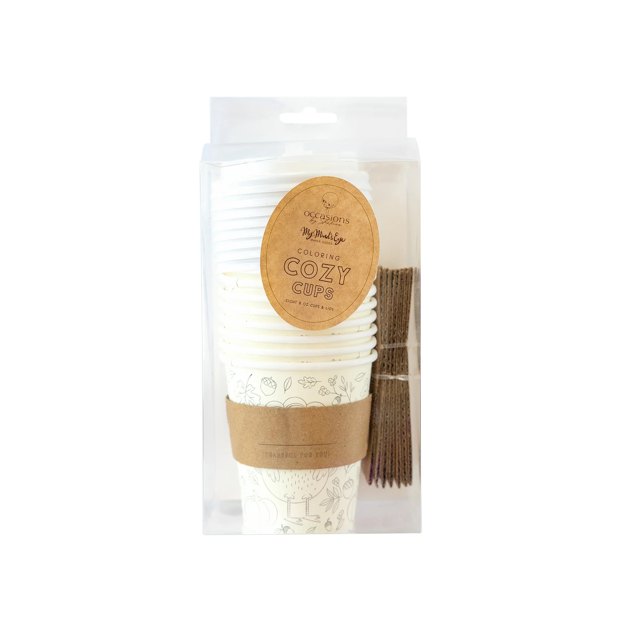 Occasions By Shakira - Harvest Coloring Cozy To Go Cup | My Mind's Eye