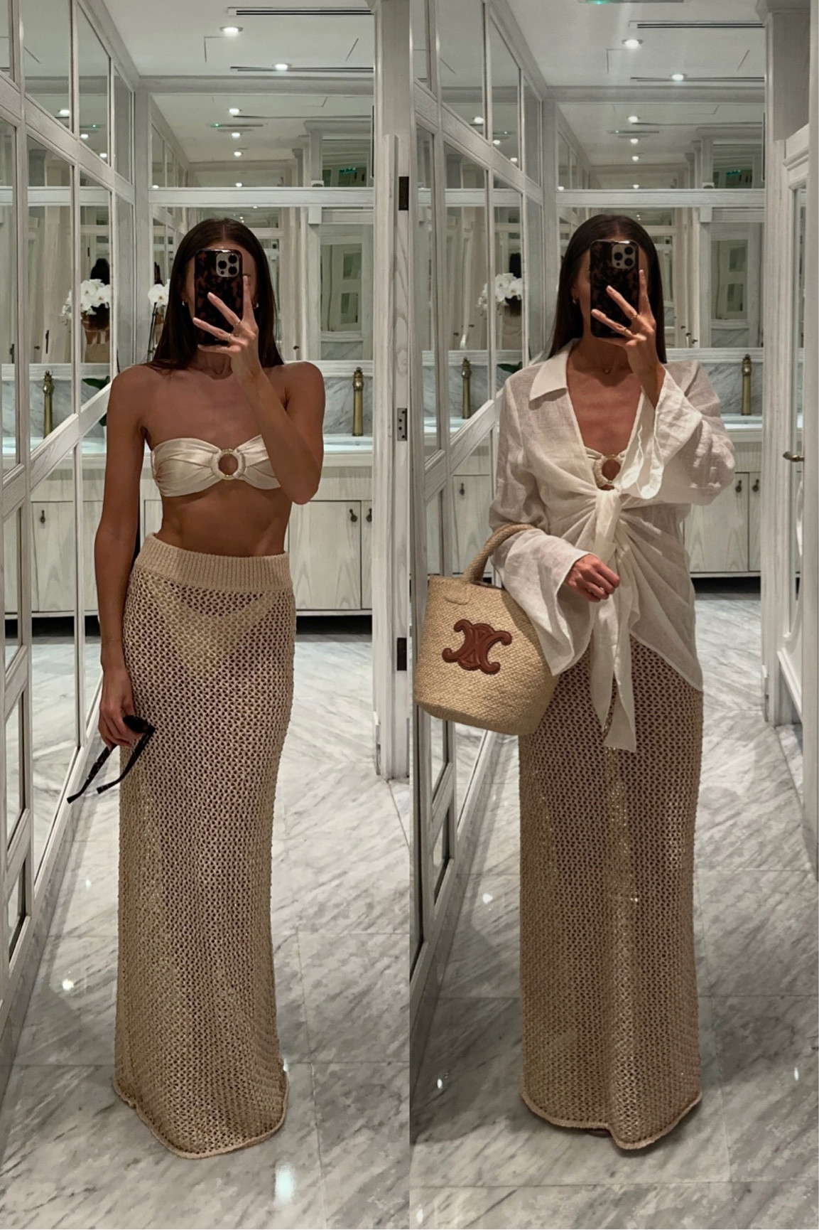 Maxi skirt bikini beach look 

Full outfit is Monday Swim 

#LTKswim #LTKaustralia #LTKstyletip