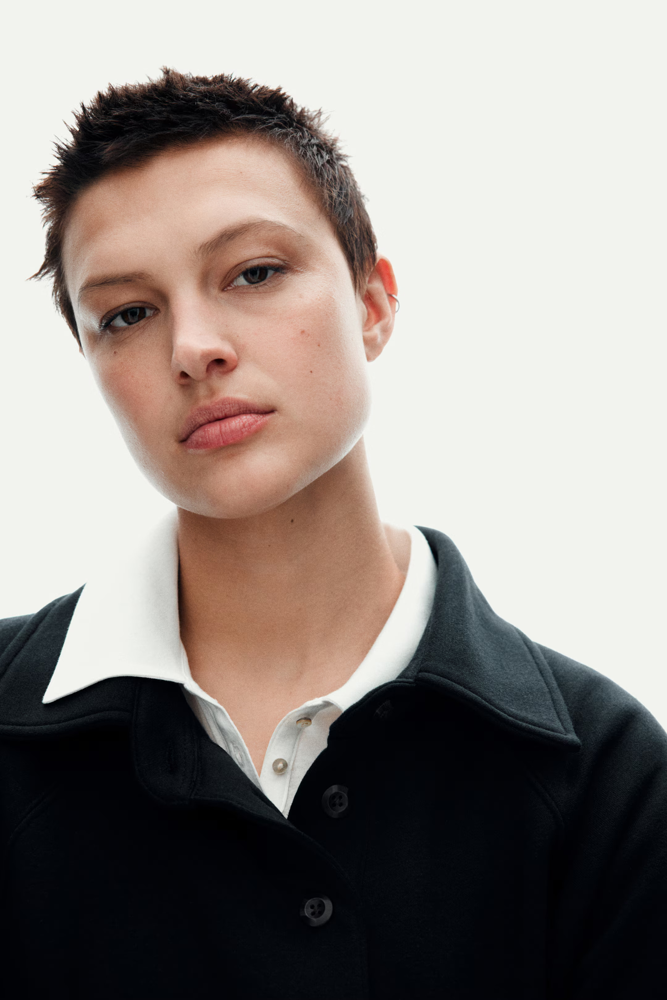 Oversized Polo Sweatshirt - Navy blue - Ladies | H&M US | H&M (US + CA)