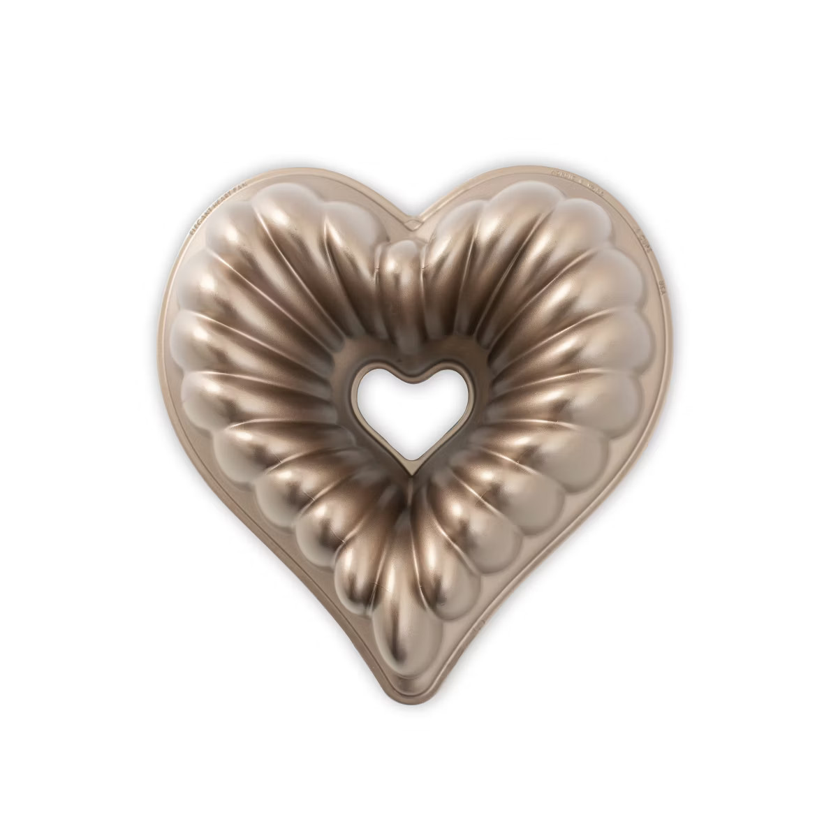 Nordic Ware Cast-Aluminum Elegant Heart Bundt Pan - Brown | Target