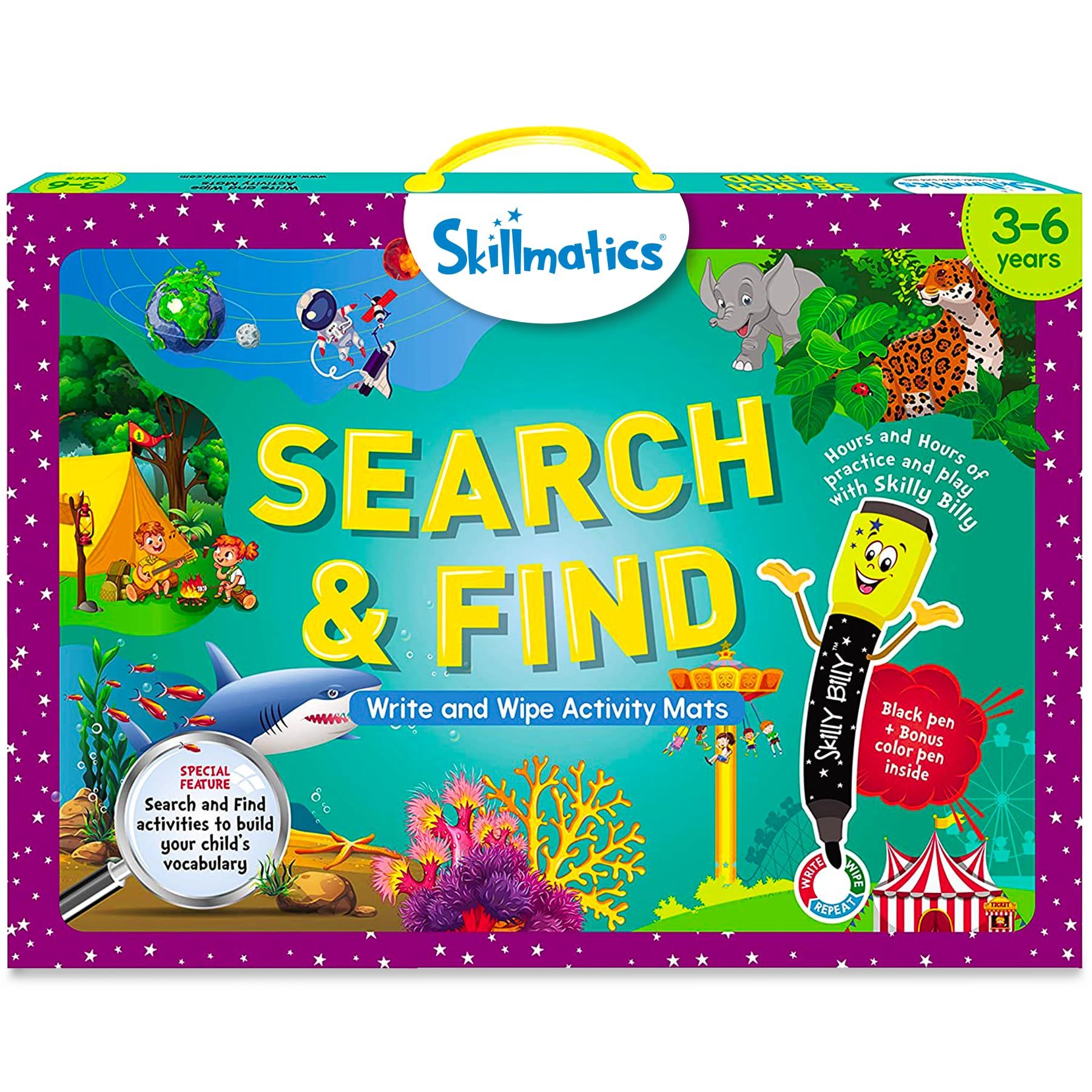Skillmatics Preschool Learning Activity - Search and Find Educational Game, Perfect for Kids, Toddlers Who Love Toys, Art and Craft Activities, Gifts for Girls and Boys Ages 3, 4, 5, 6 | Amazon (US)