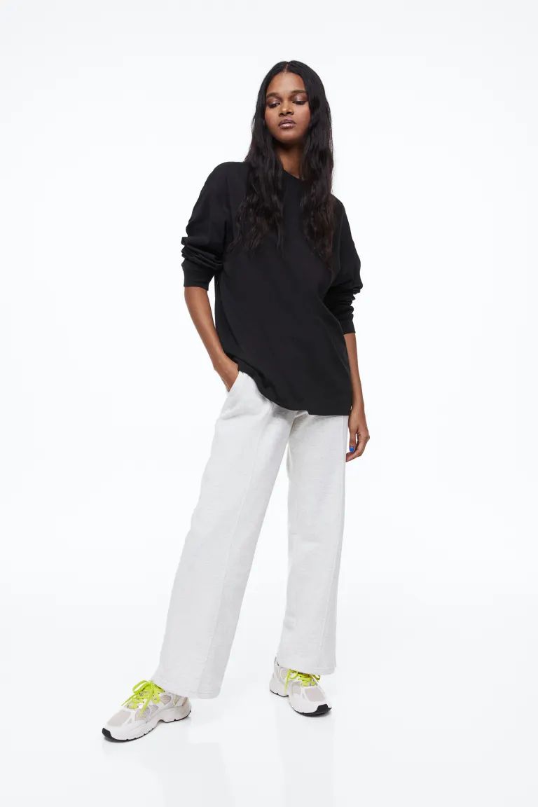 Long-sleeved Jersey Shirt | H&M (US + CA)