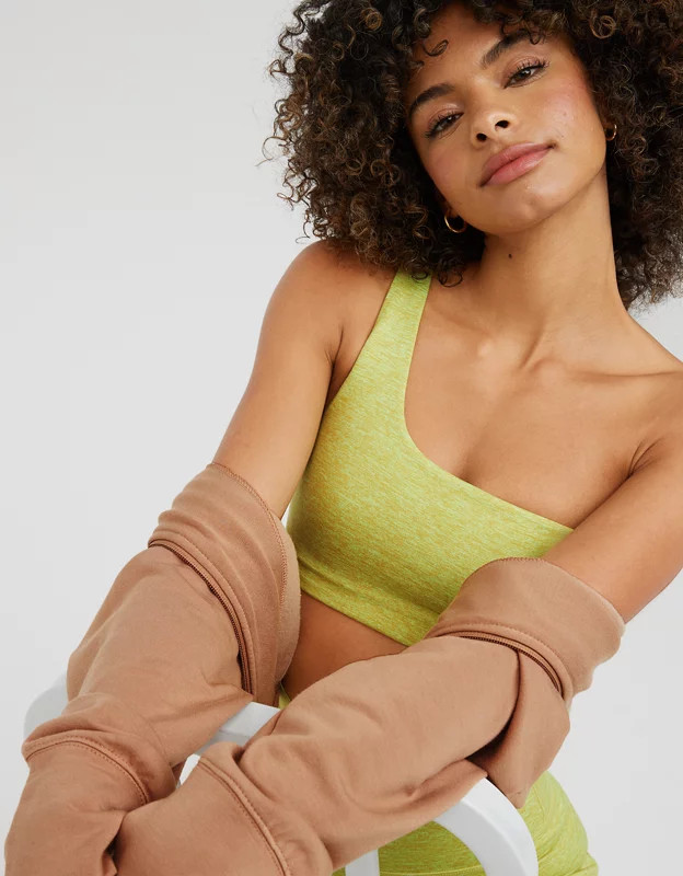 OFFLINE By Aerie The Hugger One Shoulder Sports Bra | Aerie