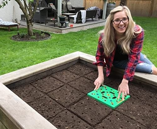 Seeding Square – Square Foot Gardening Template – Seed Sowing Tool Kit Comes with: Color Code... | Amazon (US)