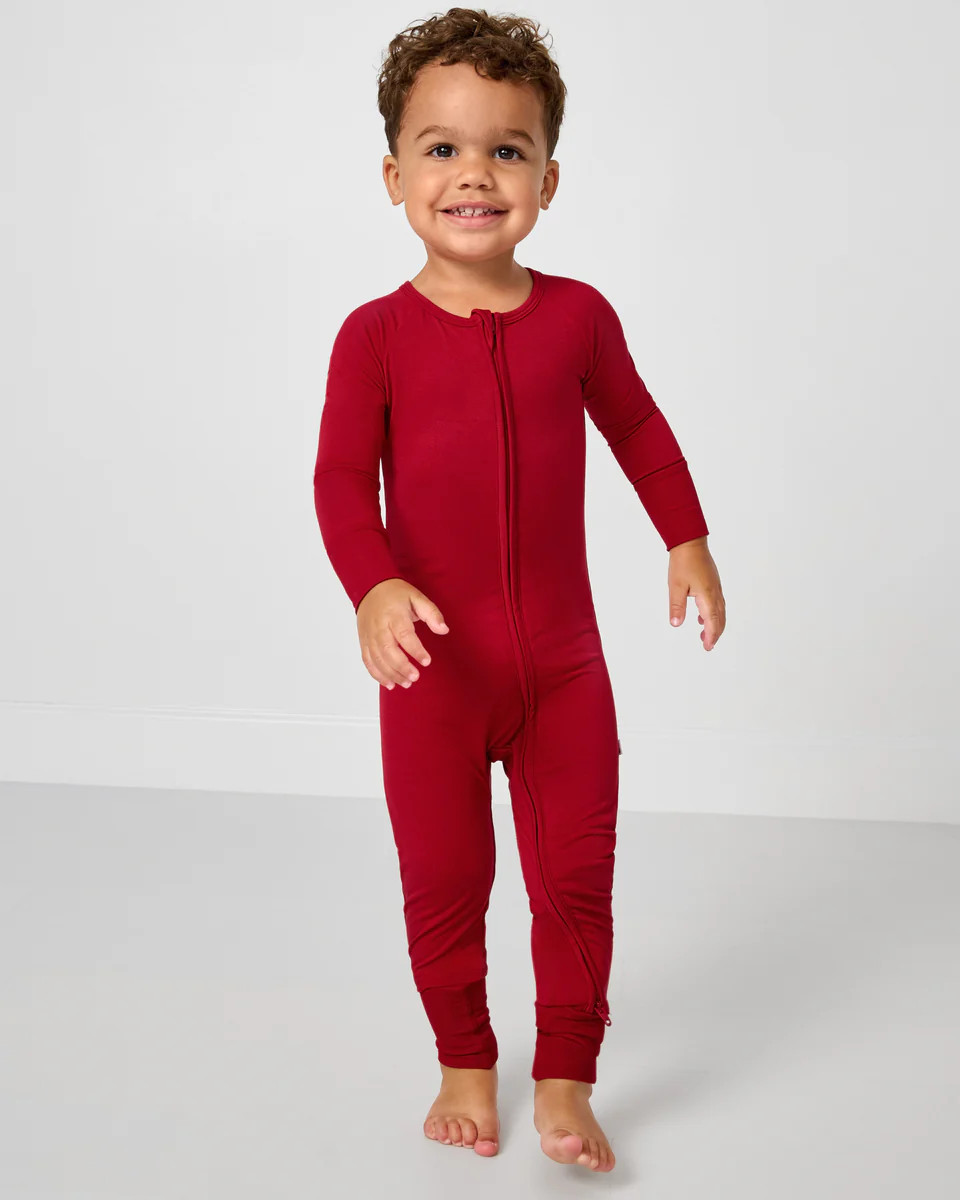 Holiday Red Zippy | Little Sleepies