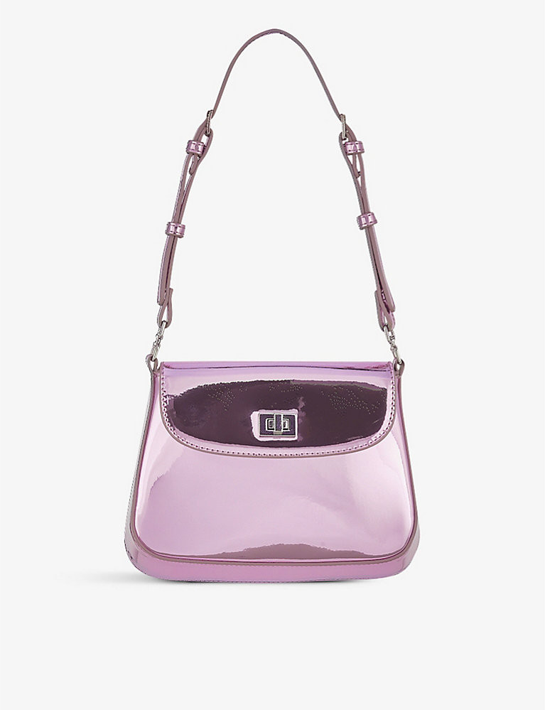 Mila faux-leather shoulder bag | Selfridges