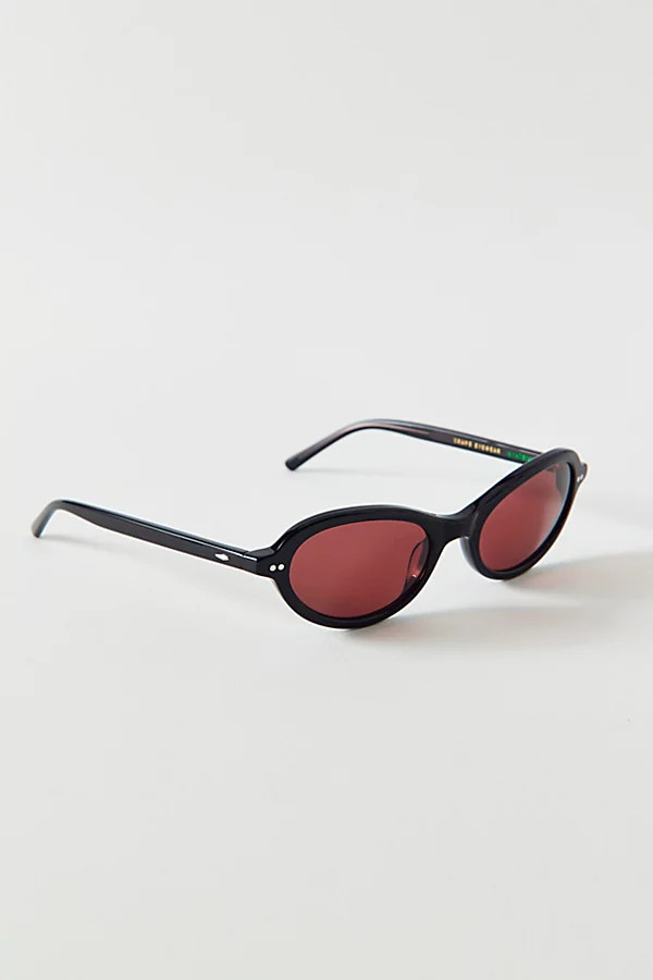 Crap Eyewear The Marquee Rox Sunglasses in Black/Red, Women's at Urban Outfitters | Urban Outfitters (US and RoW)