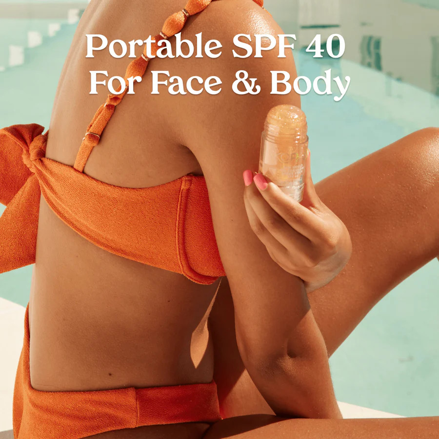 SUN SHIELD ON-THE-GLOW SHEER STICK SUNSCREEN SPF 40 | Kopari