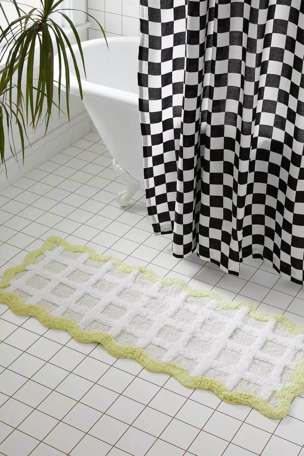 Avery Squiggle Runner Bath Mat | Urban Outfitters (US and RoW)