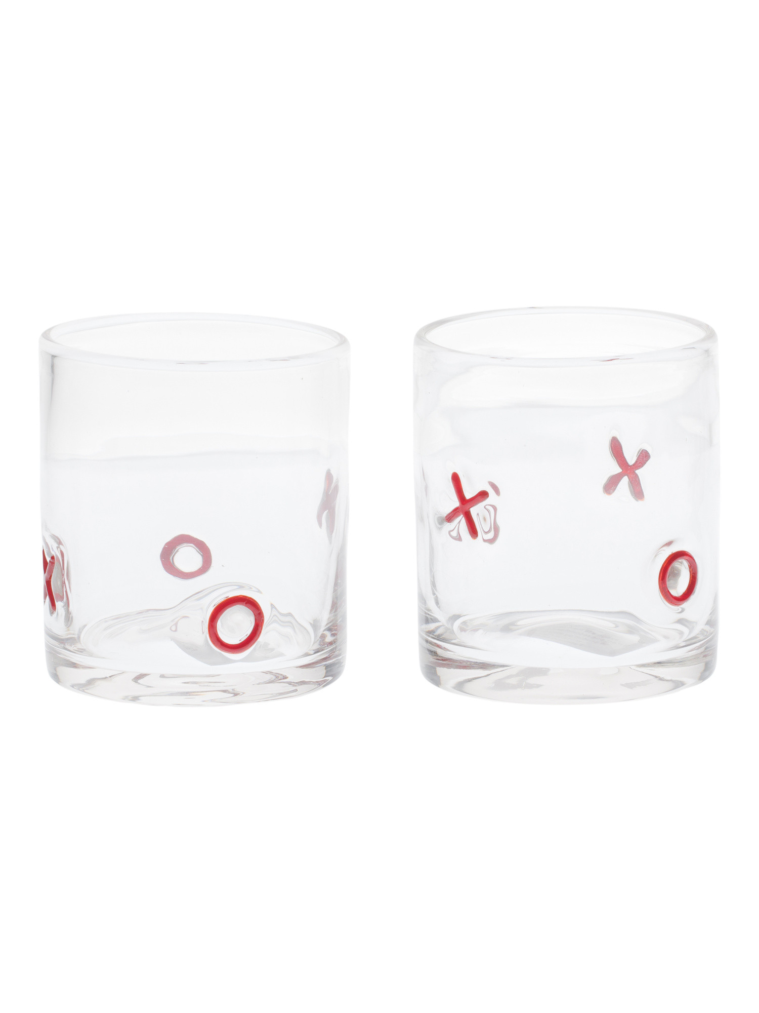 Set Of 2 Xo Double Old Fashioned Glasses | TJ Maxx