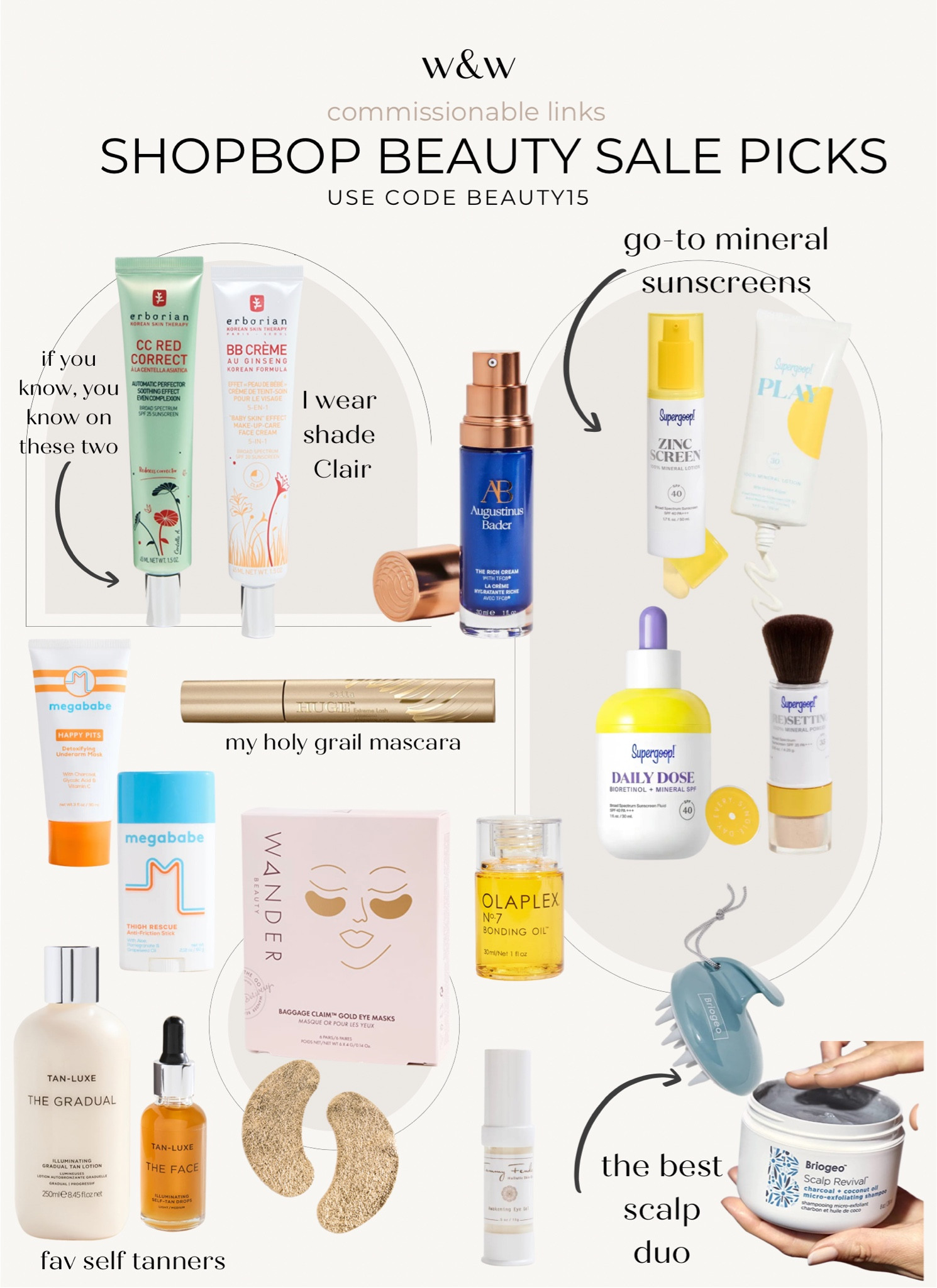 Shopbop beauty sale picks
Augustinus Bader on sale
Best bb cream
Supergoop sale 
Self tanner

#LTKSale #LTKbeauty