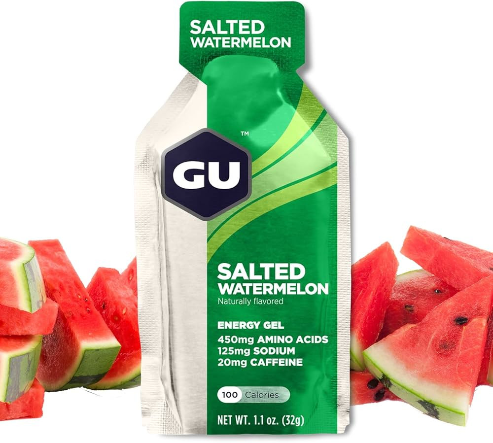 GU Energy Original Sports Nutrition Energy Gel, Salted Watermelon, 8 Count | Amazon (US)
