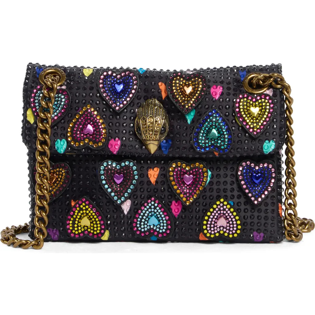 Kurt Geiger London Mini Kensington Fabric Convertible Shoulder Bag in Charcoal at Nordstrom Rack | Nordstrom Rack