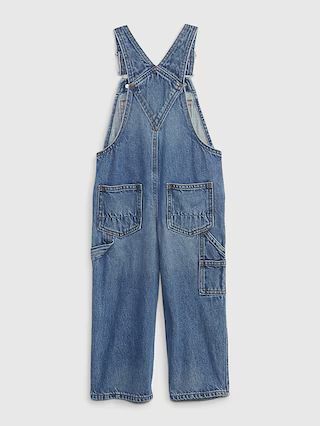 Toddler Denim Overalls with Washwell | Gap (US)