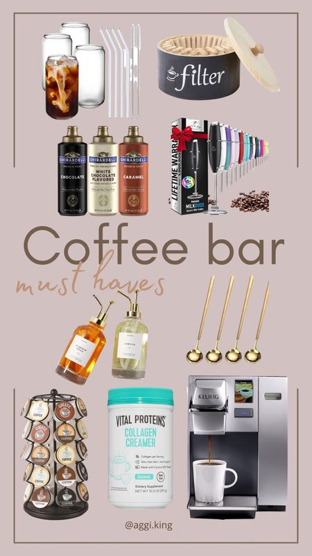 Coffee bar favorites 

#coffe #coffeebar #coffeestation #amazon #amazonfinds



#LTKFind #LTKhome #LTKGiftGuide