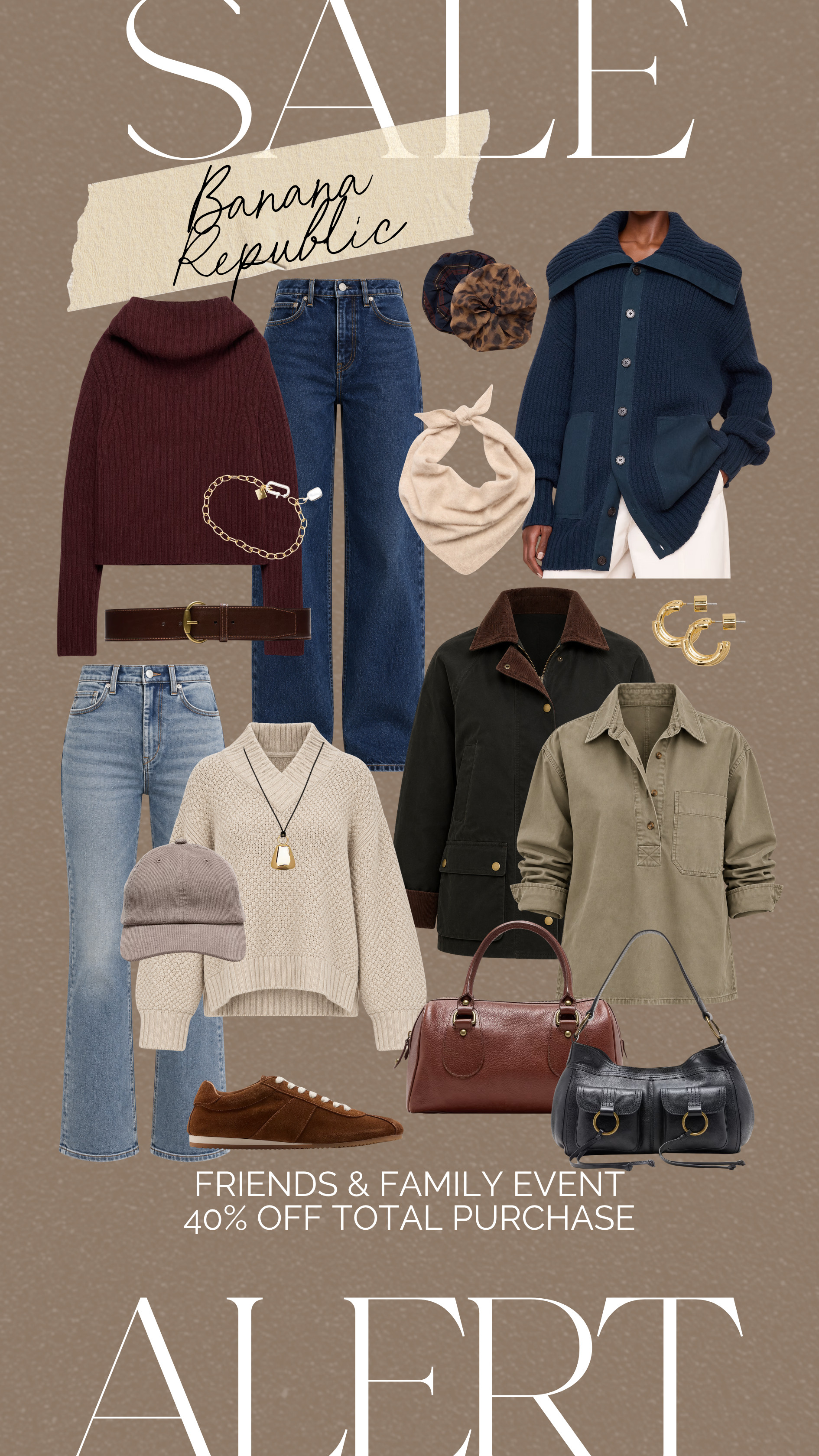 40% Off Total Purchase at Banana Republic!
Banana Republic Sale / Cropped Trench Coats / Oversized Cardigans / Denim Jackets / Knit Sweaters / Layered Midi Dresses / Cotton Turtlenecks / Wide-Leg Pants / Neutral Ankle Boots / Neutral Button-Up Shirts / Textured Wraps / Lightweight Scarves / Knit Skirts / Relaxed Blazers / Long-Sleeve Tops / Loafers & Mules / Cropped Denim / Linen Pants / Neutral Layering Pieces / Waterproof Jackets / Neutral Sneakers / Flowy Maxi Skirts / Layered Tanks & Cardigans / Suede Handbags / Neutral Crewneck Sweaters / DarkDenim / Straight Leg Denim / Gold Jewelry / Mixed Metal Jewelry / Gold and Silver Earrings / Gold Boyfriend Watch / Fall Handbags / Neutral and Gold Belts / Suede Sandals / Fall Sandals / Fall Outfits / Ripped Denim / Barrel Jeans / Oversized Knit Sweaters / Suede Belt / Fall Accessories /  

 #LTKootd #LTKSeasonal #LTKSaleAlert