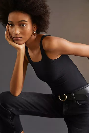 Seamless Square Neck Tank | Anthropologie (US)