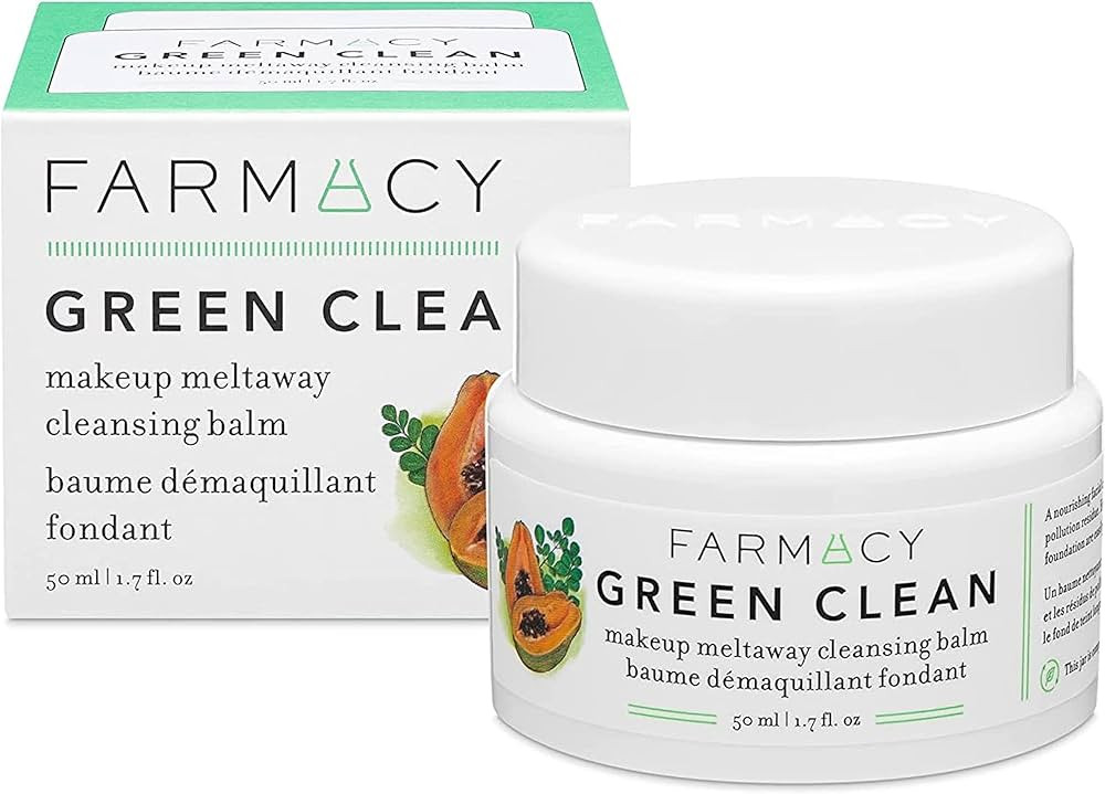 Farmacy Natural Makeup Remover - Green Clean Makeup Meltaway Cleansing Balm Cosmetic - Travel Siz... | Amazon (US)