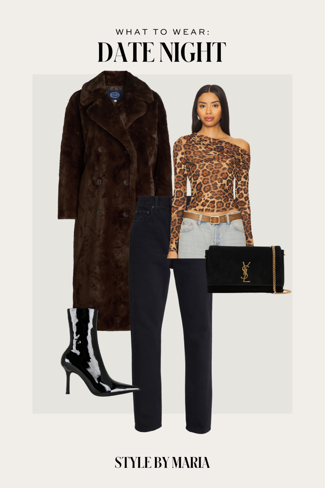 Fall outfit / thanksgiving outfit ideas
Scoop faux fur coat under $100
Afrm leopard top
Agolde black jeans
Jeffrey Campbell booties 



#LTKSeasonal #LTKFindsUnder100 #LTKStyleTip