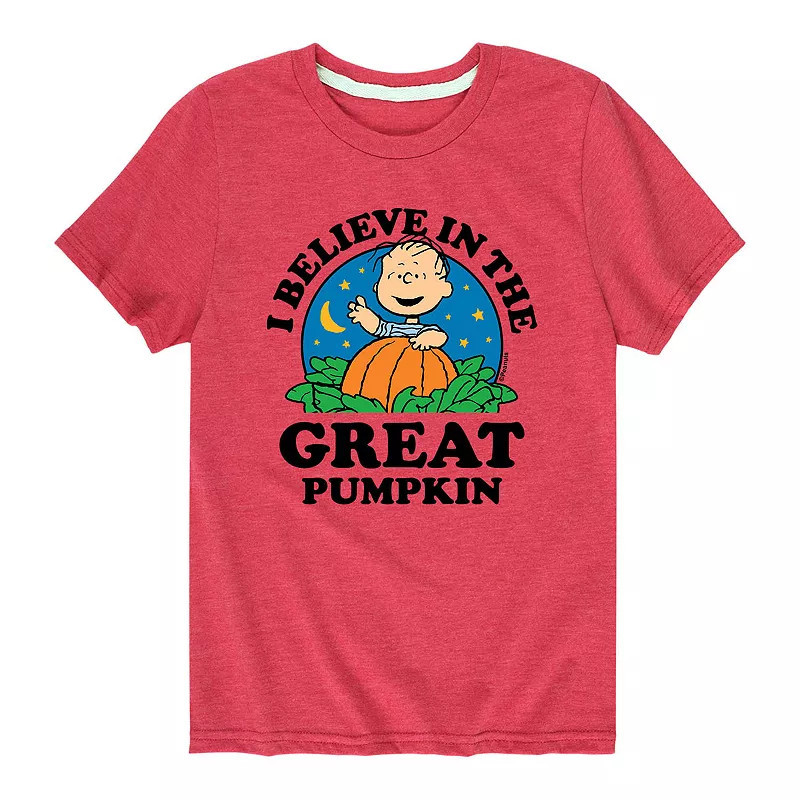 Boys 8-20 Peanuts Charlie Brown ""I Believe In The Great Pumpkin"" Tee, Boy's, Size: XL, Red | Kohl's
