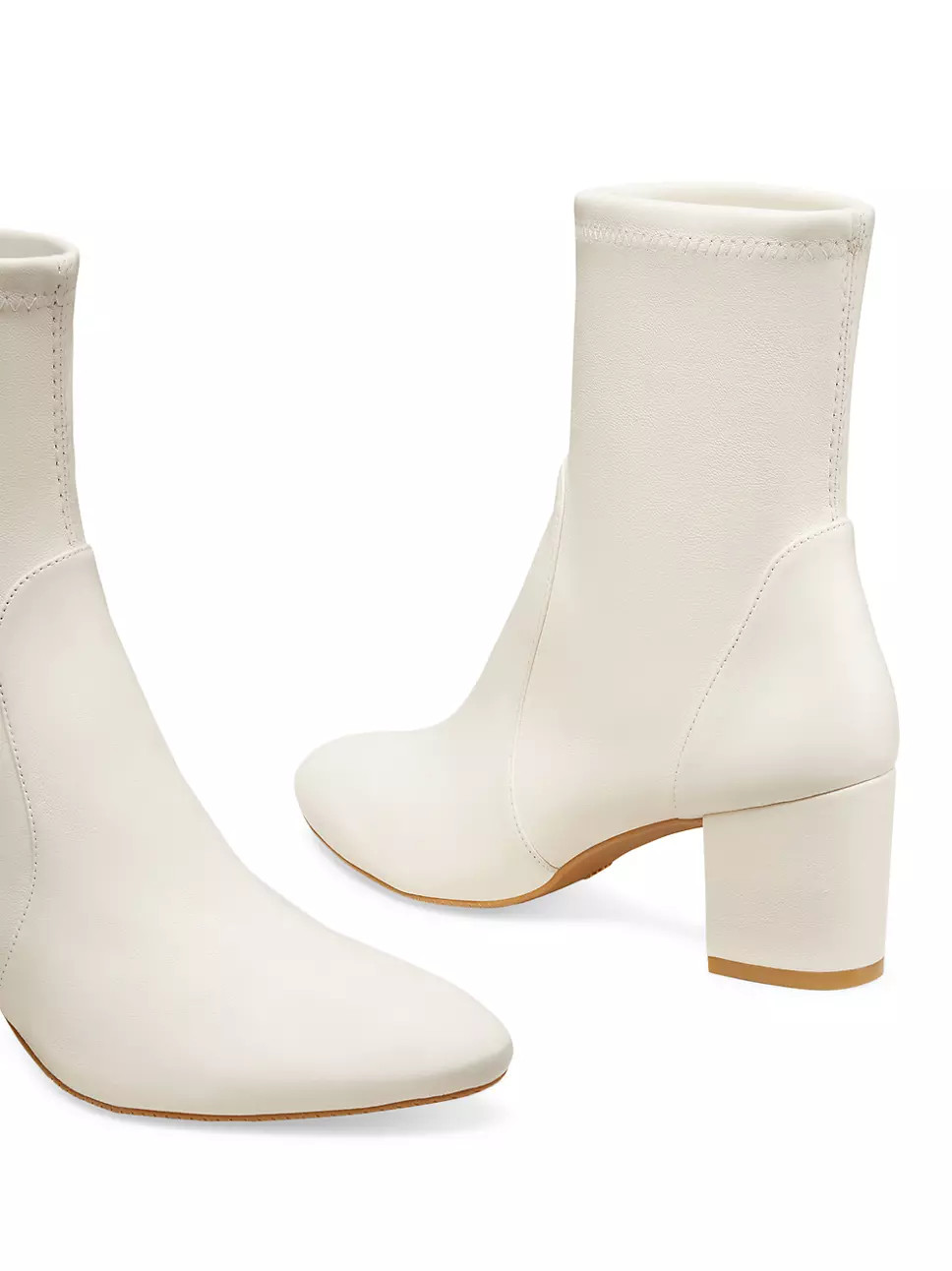 Yuliana 60MM Stretch Leather Ankle Boots | Saks Fifth Avenue