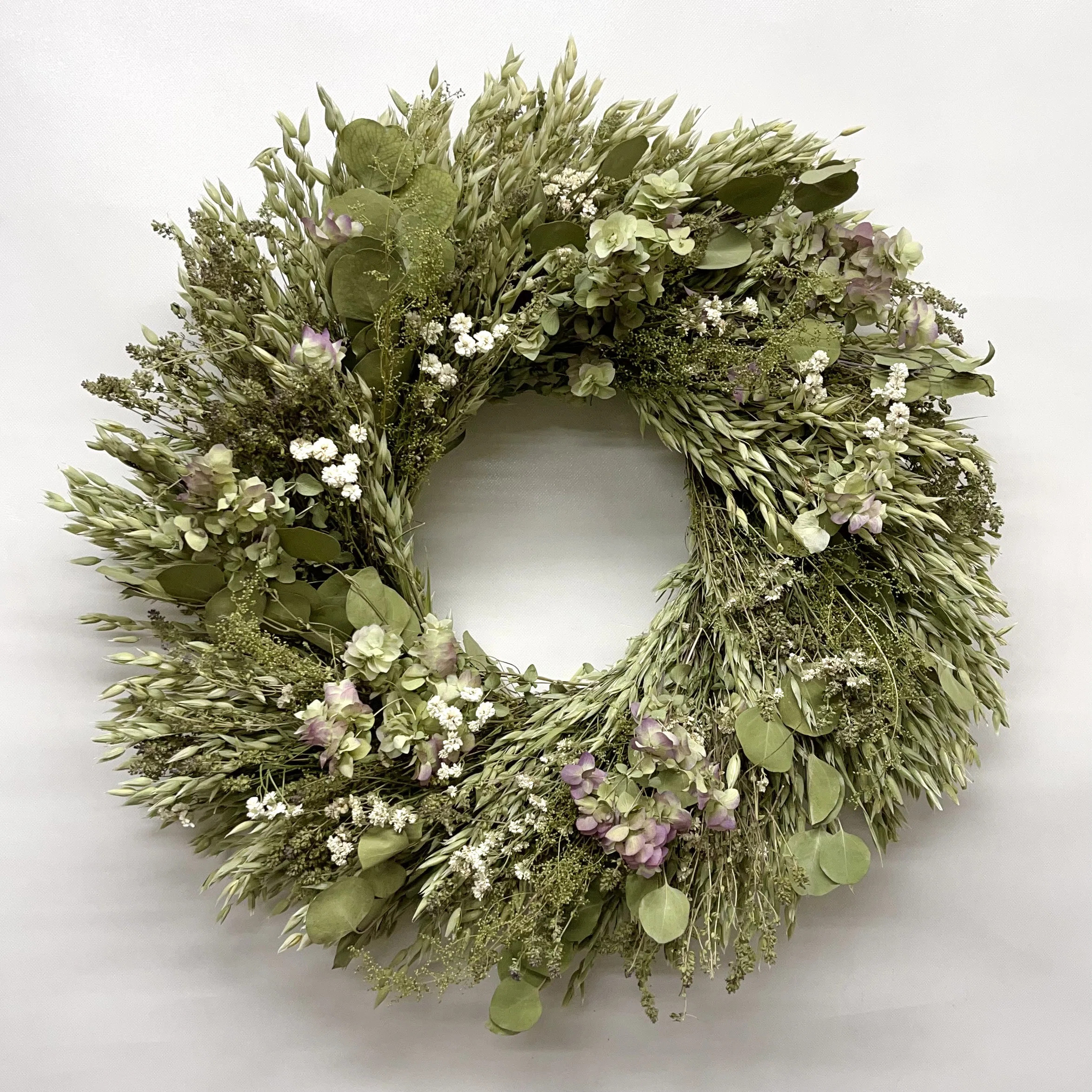 Dried Kent Beauty and Eucalyptus Spring Wreath | Joss & Main