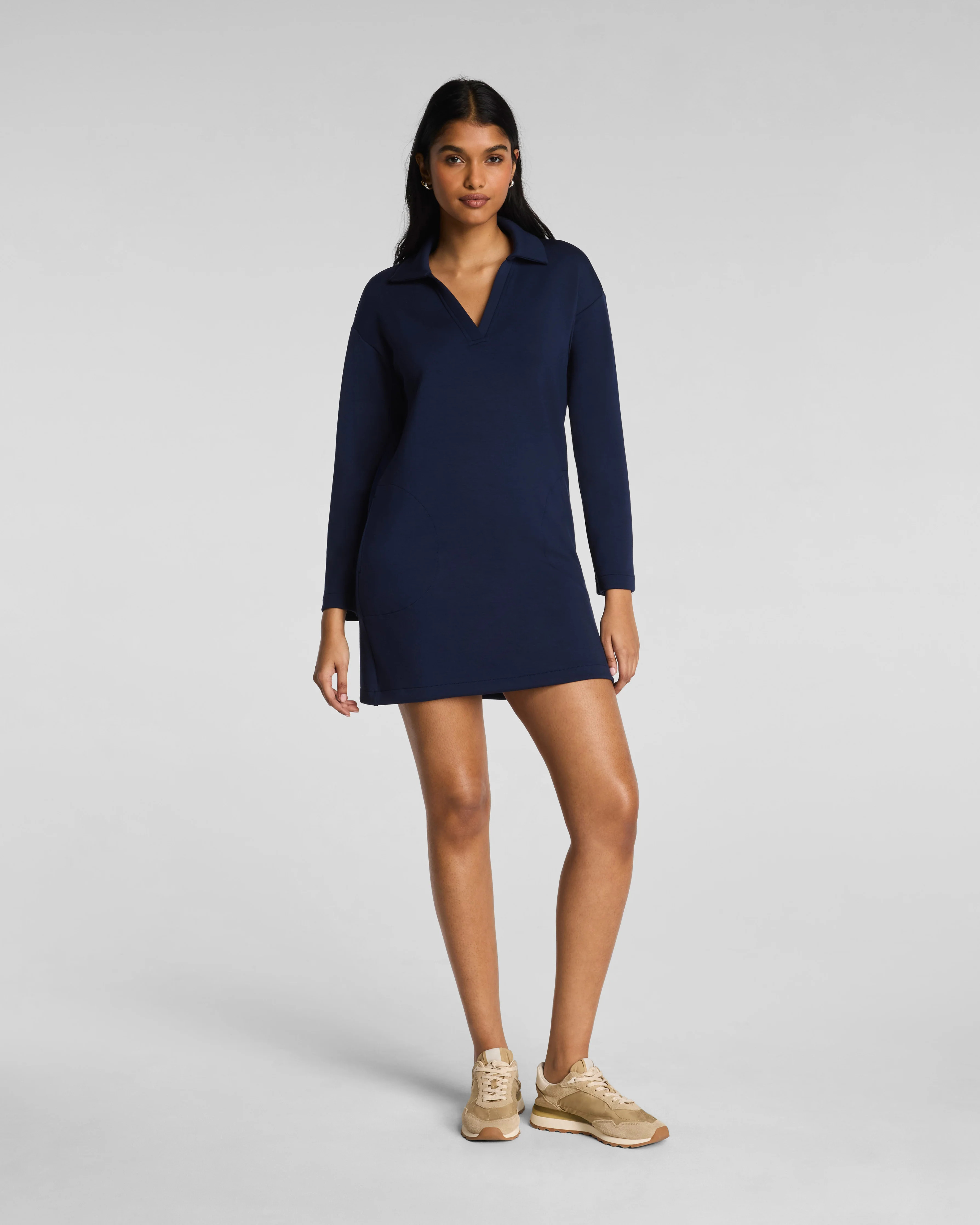 SPANX AirEssentials®Polo Long Sleeve Dress | Spanx