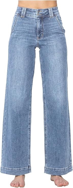 Astylish Jeans High Waisted Wide Leg Straight Leg | Amazon (US)