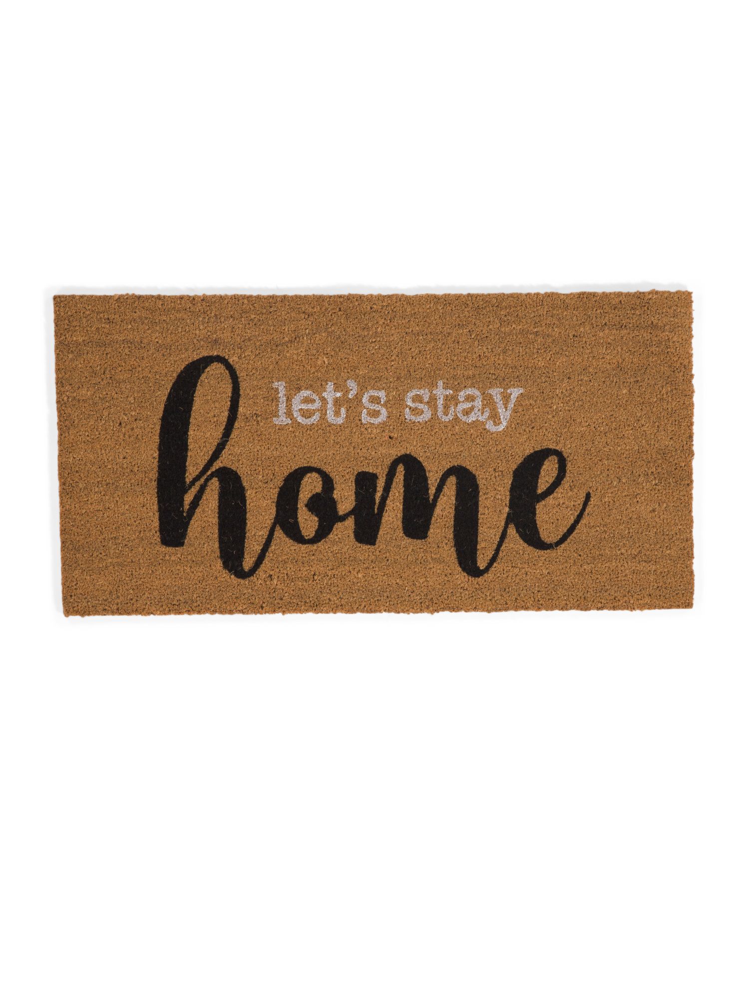 20x40 Lets Stay Home Doormat | TJ Maxx