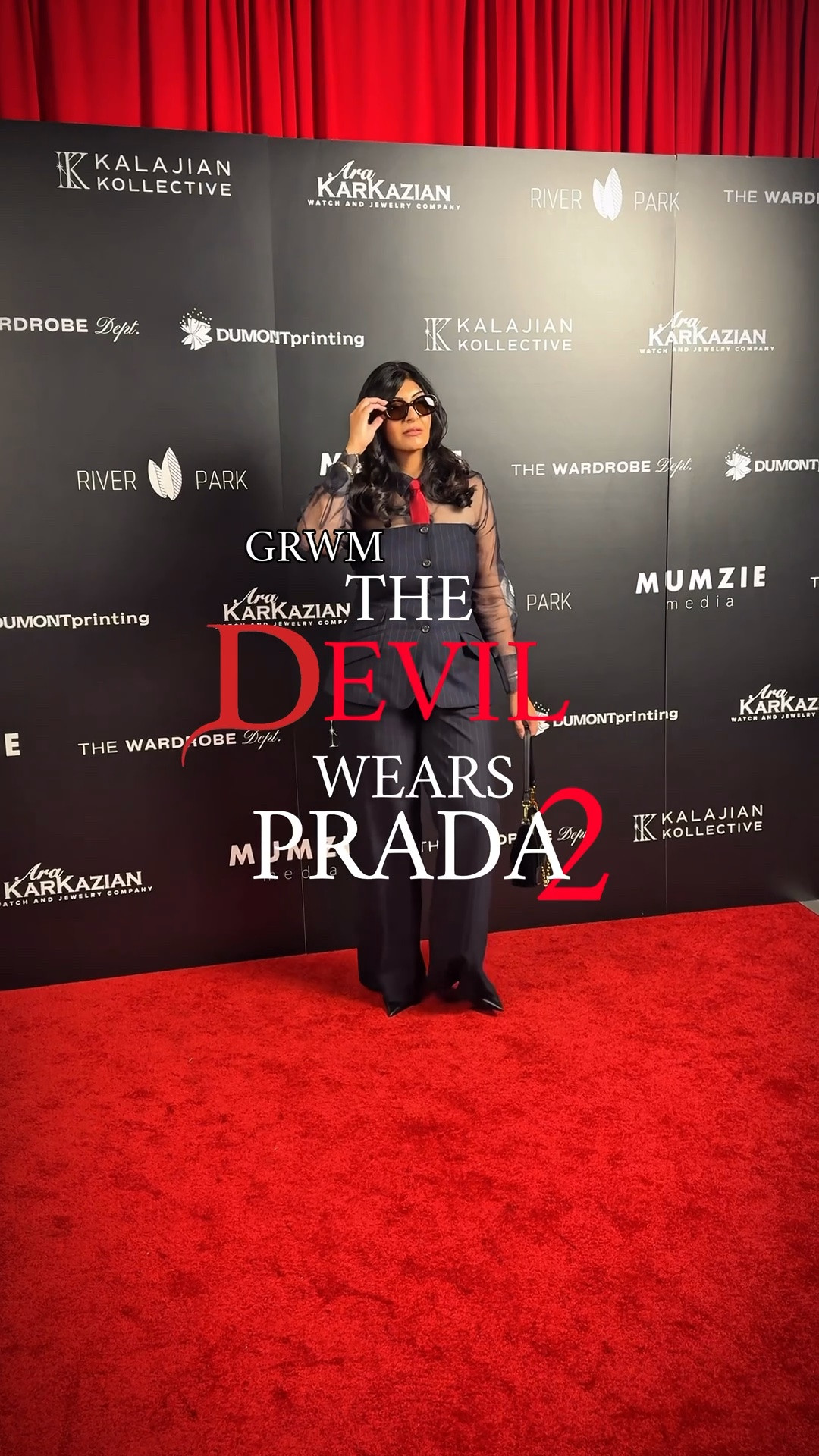 What I wore to the devil wears prada 2 red carpet and private screening in california. 
-pinstripe pants 
-pinstripe sleeveless top
-sheer button down
-prada bag
-prada heels 

Wear this to:
- movie premier
- graduation
- workwear
- date night

#devilwearsprada #workwear #office #ralphlauren

#LTKWorkwear #LTKgrwm #LTKootd