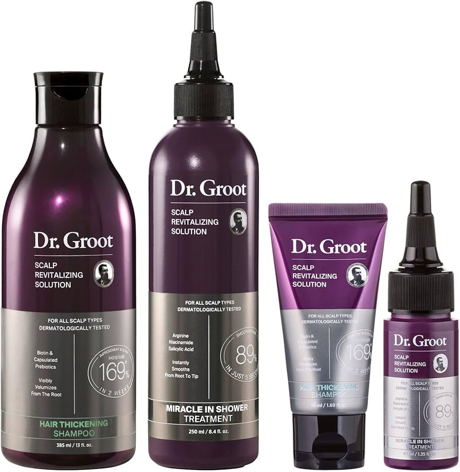 Dr. Groot Thicken & Smooth at Home and On The Go Bundle | With Biotin and Prebiotics | Clinically... | Amazon (US)