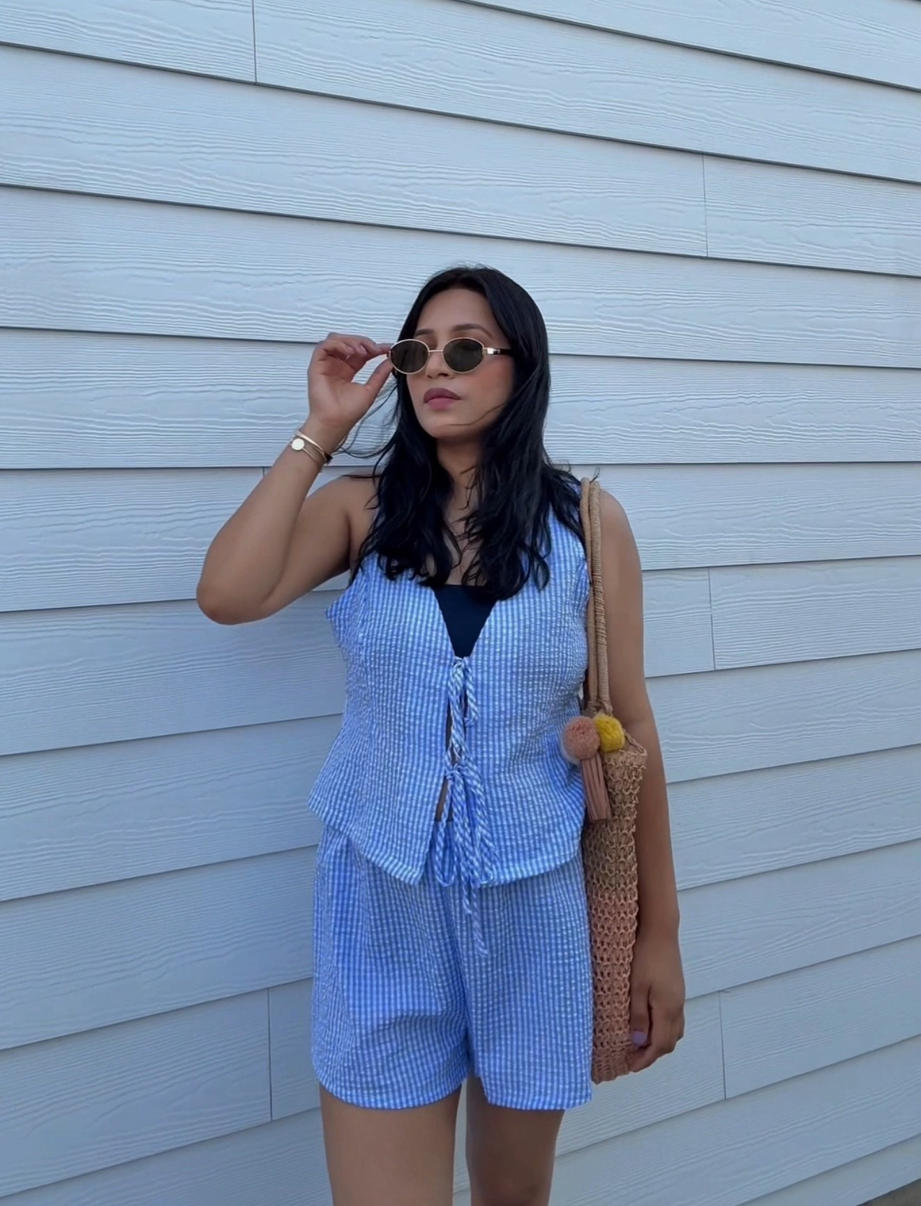 Gingham coord set #summeroutfit #ginghamoutfit #amazonfashion #amazonwomensoutfit

#LTKTravel #LTKFindsUnder50 #LTKPetite