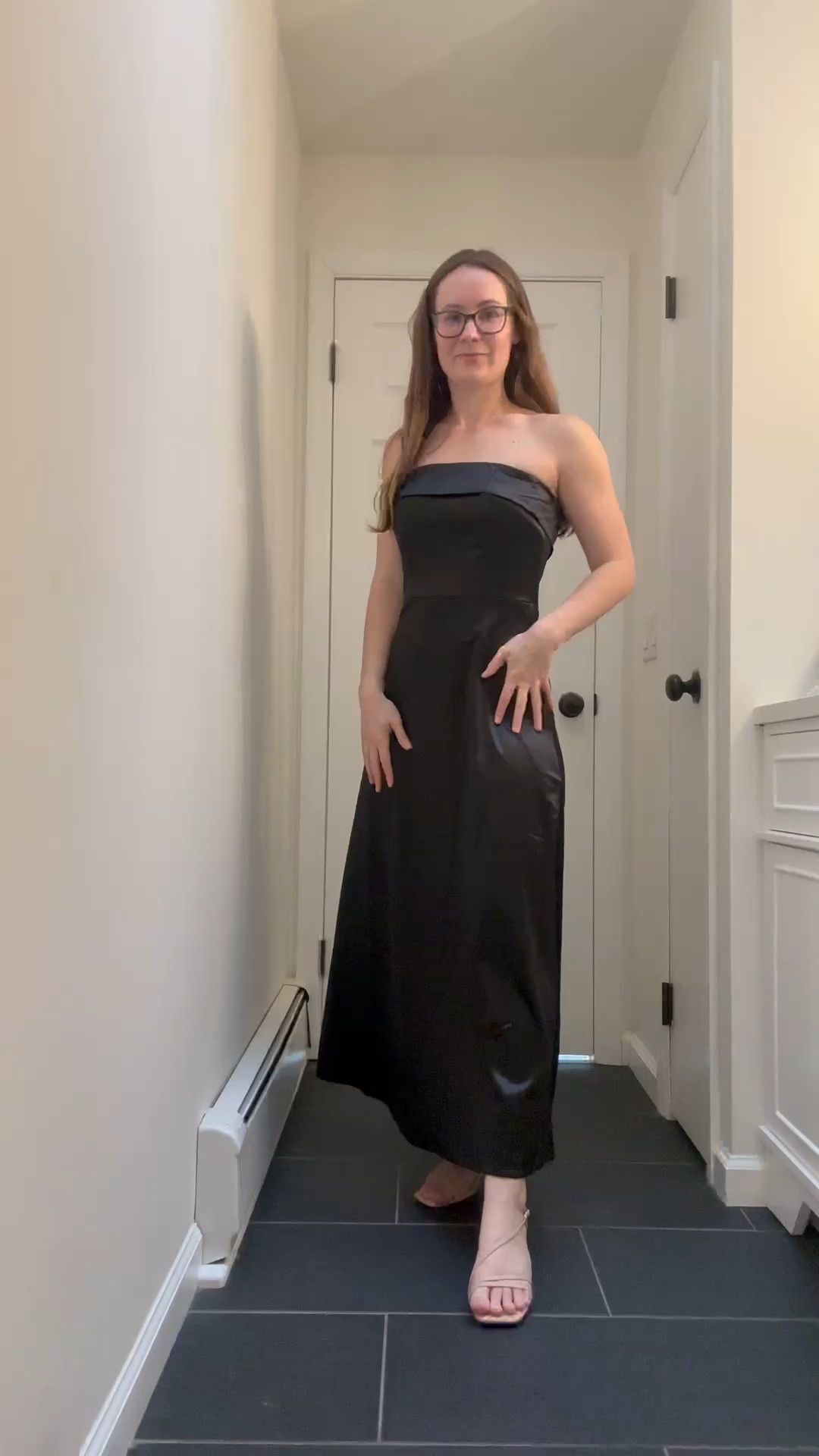 This classic satin black dress is perfect for a special occasion or wedding. It’s not only comfortable but it also is stylish. This is going to be my go-to wedding guest dresss

#LTKootd #LTKWedding #LTKFindsUnder50