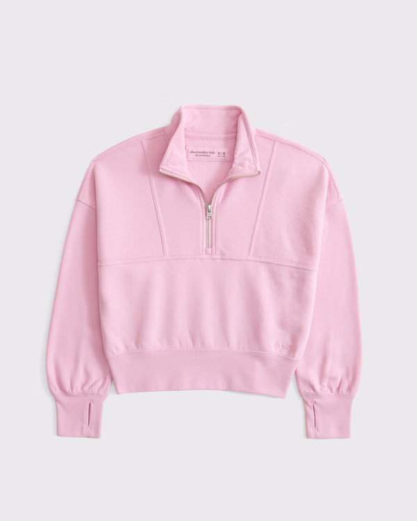 essential sunday half-zip sweatshirt | Abercrombie & Fitch (US)