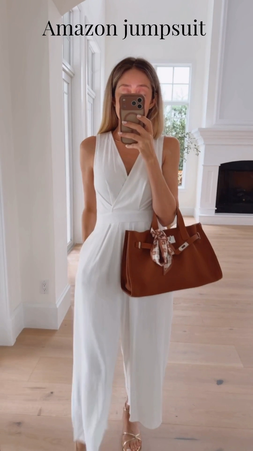 Amazon jumpsuit that I love! 
It’s linen, have a beautiful v neck, and I love the fitting. This bag is also outstanding and the quality is amazing.
Fits true to size and I’m wearing size small, I’m 5”9 for your reference
Summer outfits 
Summer

#LTKU #LTKootd #LTKTall