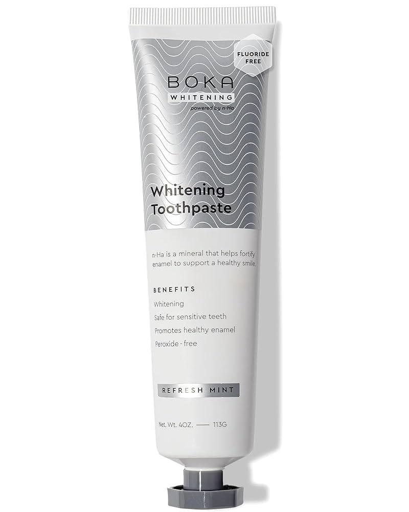 Boka Fluoride Free Toothpaste Nano Hydroxyapatite, Helps Remineralize, Appropriate for Sensitive ... | Amazon (US)