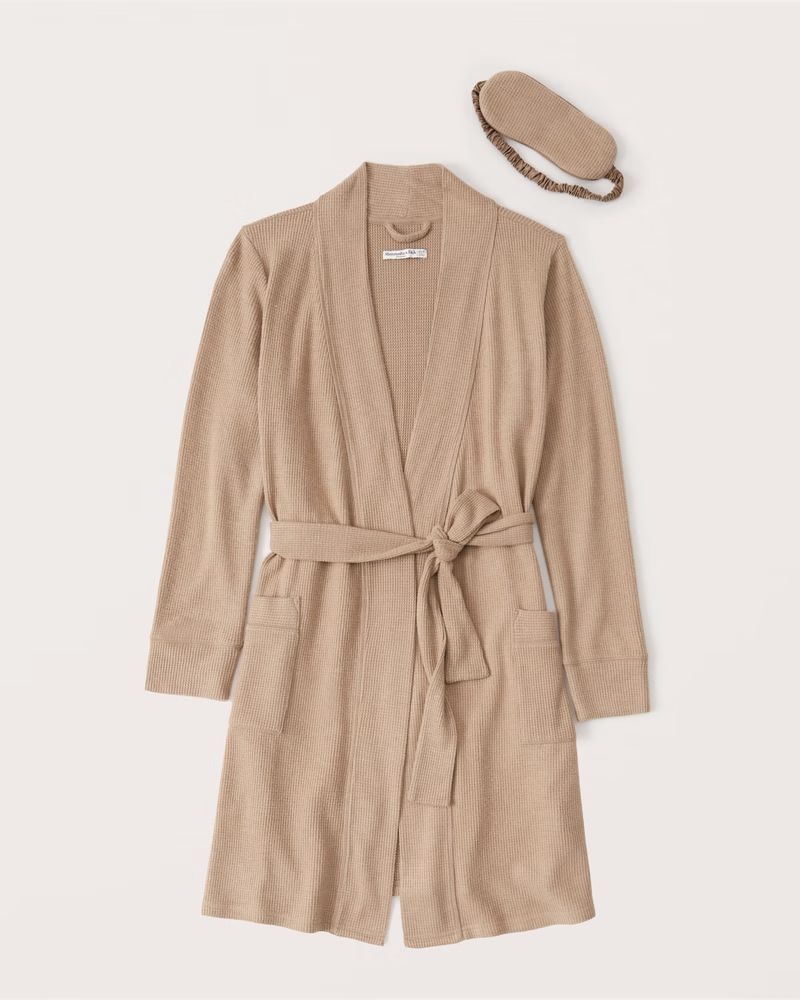 Waffle Lounge Robe | Abercrombie & Fitch (US)