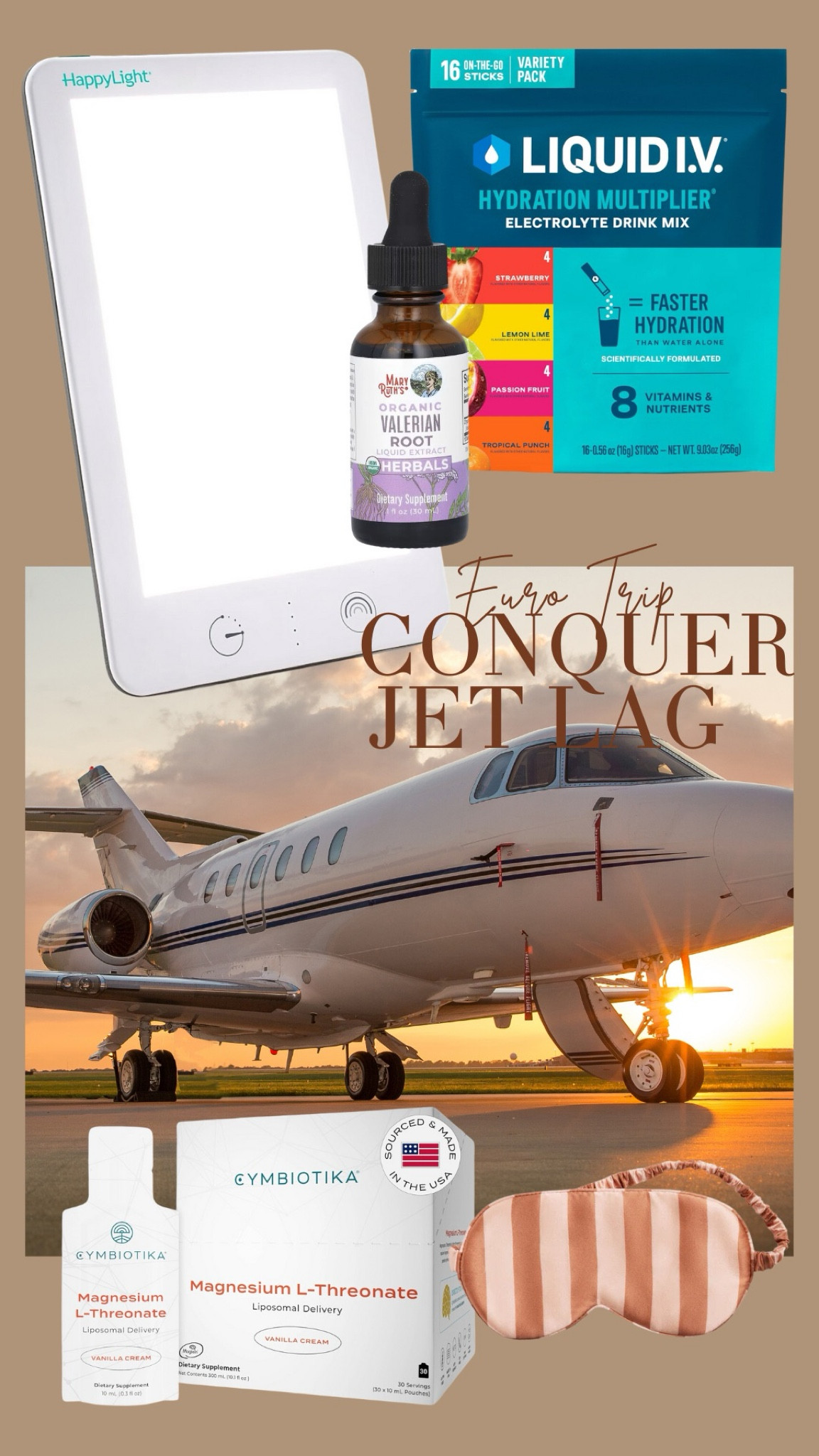 Rest Easy: Conquering Jet Lag 

A condition jet setters are far too familiar with, Jet lag.  This temporary sleep disorder throws your internal clock, or circadian rhythm, out of sync with the time zone you’re in. When traveling across multiple time zones, especially when the difference is significant you should expect some jet lag.

But let’s be proactive in minimizing jet lags effect on our travel experience.

Full Blog Post at meltedandmoved.com 

Before, during, & after the flightt
