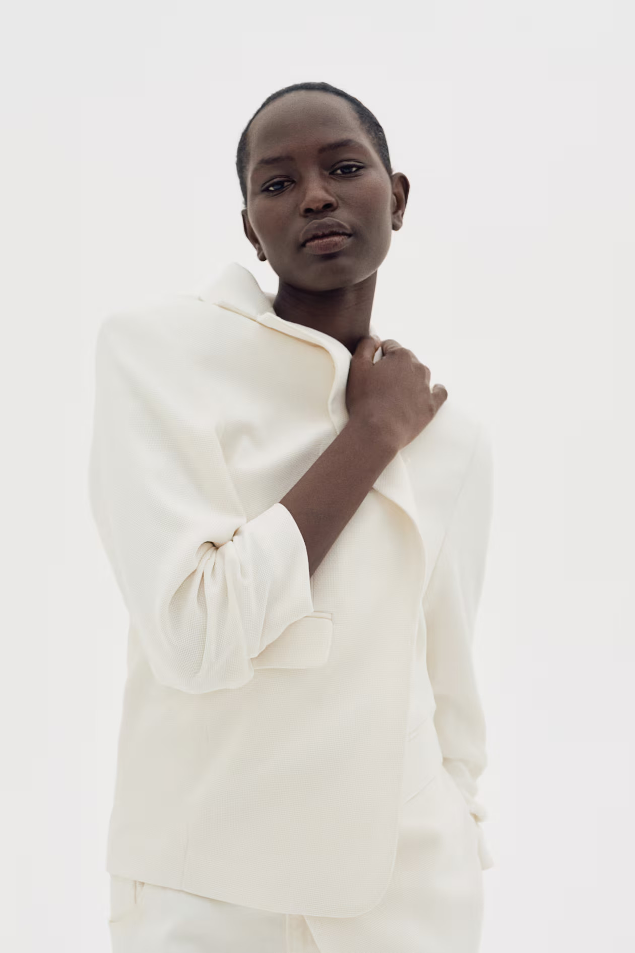 Gathered-sleeve Jacket | H&M (US + CA)