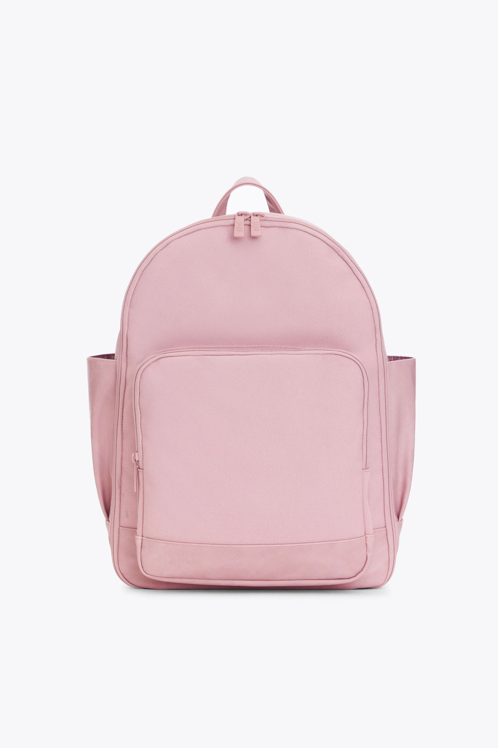 BÉIS 'The Backpack' in Atlas Pink - Pink Laptop Backpack for Work & Travel Backpack | BEIS