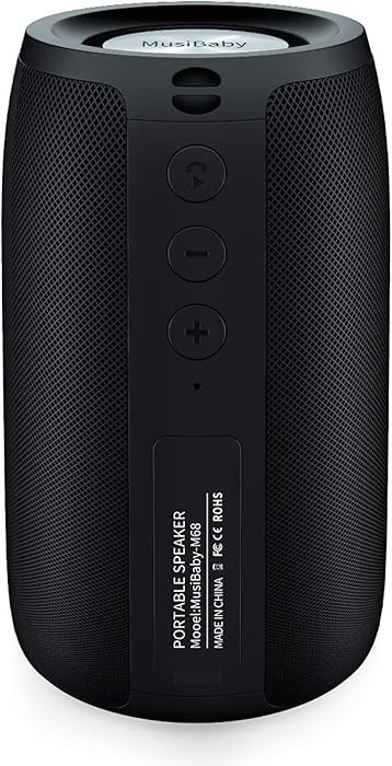 MusiBaby M68 Portable Bluetooth Speakers – Wireless, Waterproof, Dual Pairing, Deep Bass, Small... | Amazon (US)