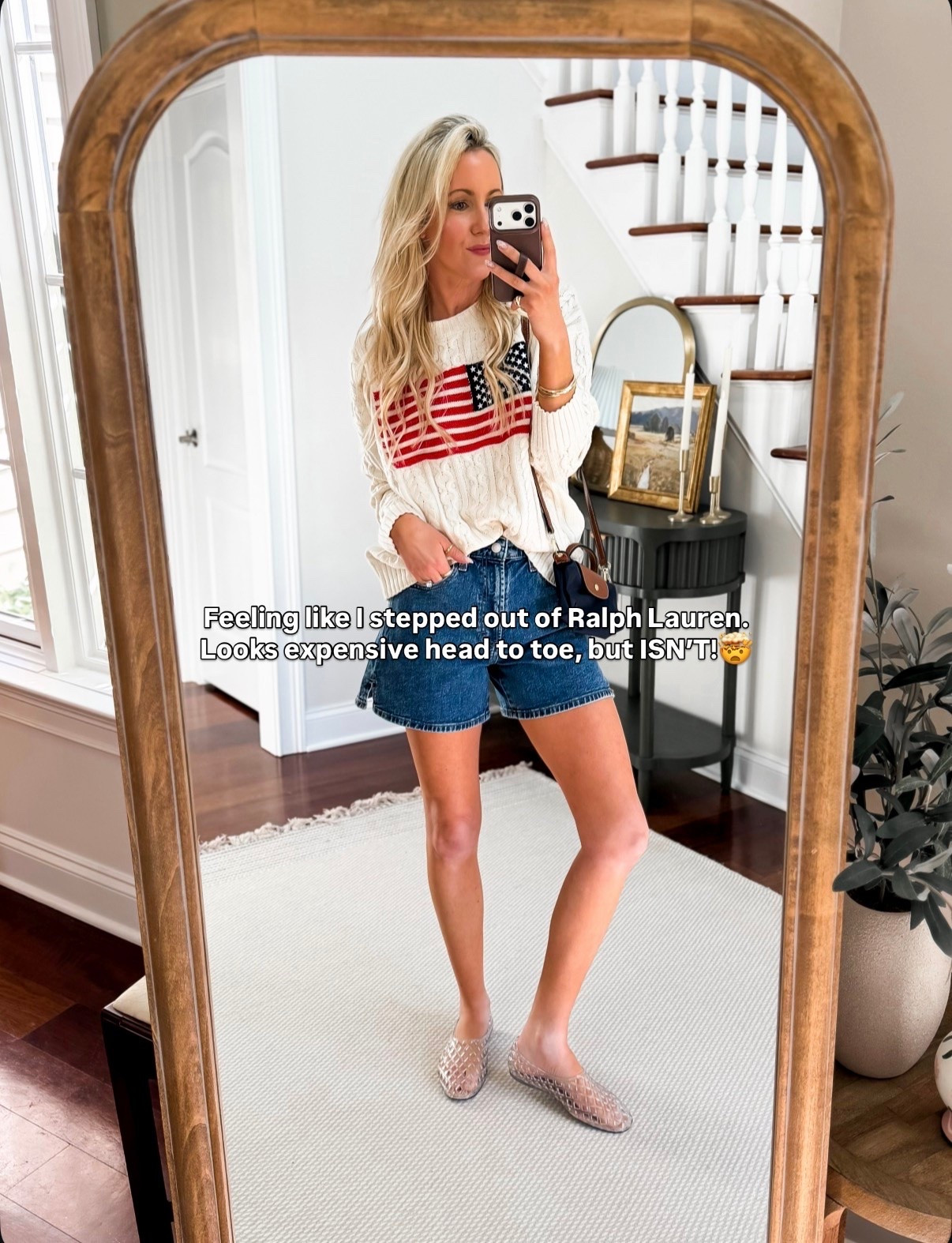 Viral Target flag sweater restocked! Classic American flag sweater we could all use! Love the cable knit and the fit! Paired with these mom-friendly shorts I can’t stop wearing and sharing 🤌🏻 @Target

#LTKootd #LTKSeasonal #LTKTravel