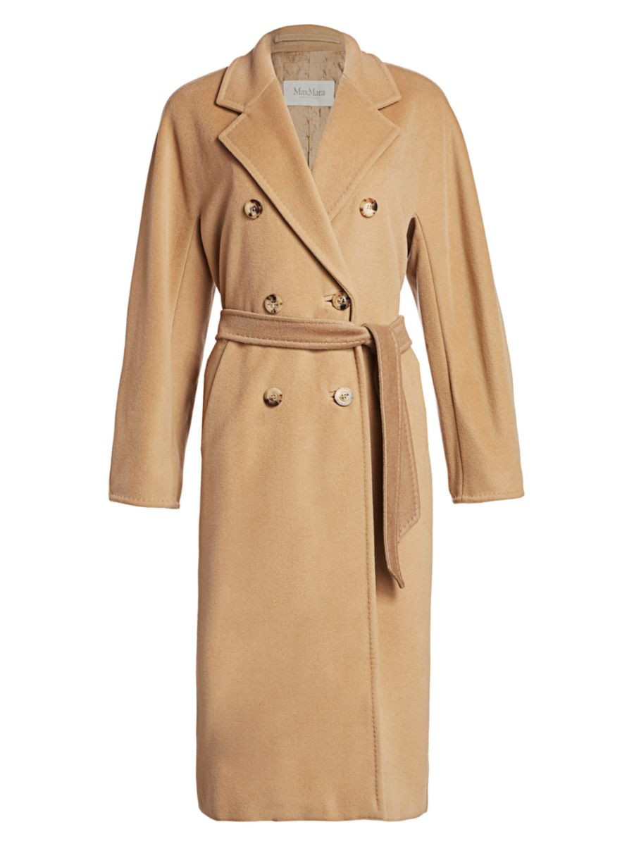 101801 Icon Madame Wool & Cashmere Double-Breasted Coat | Saks Fifth Avenue