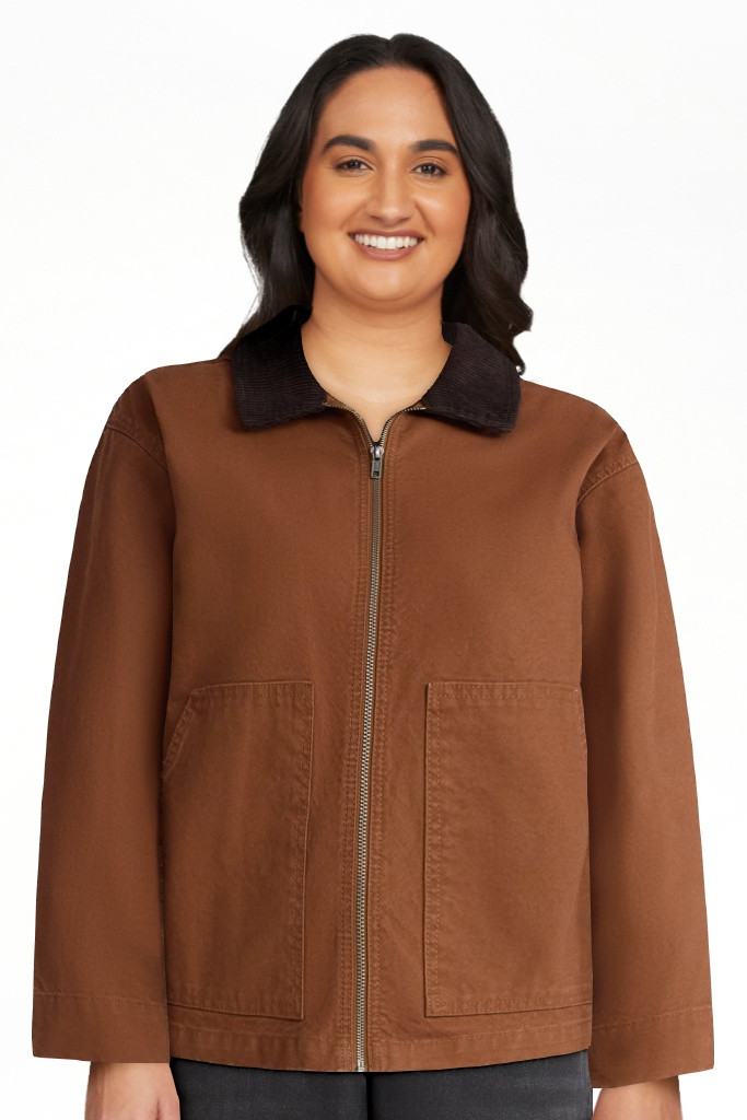 Madden NYC Women's Cotton Canvas Utility Jacket, Sizes XXS-XXL | Walmart (US)